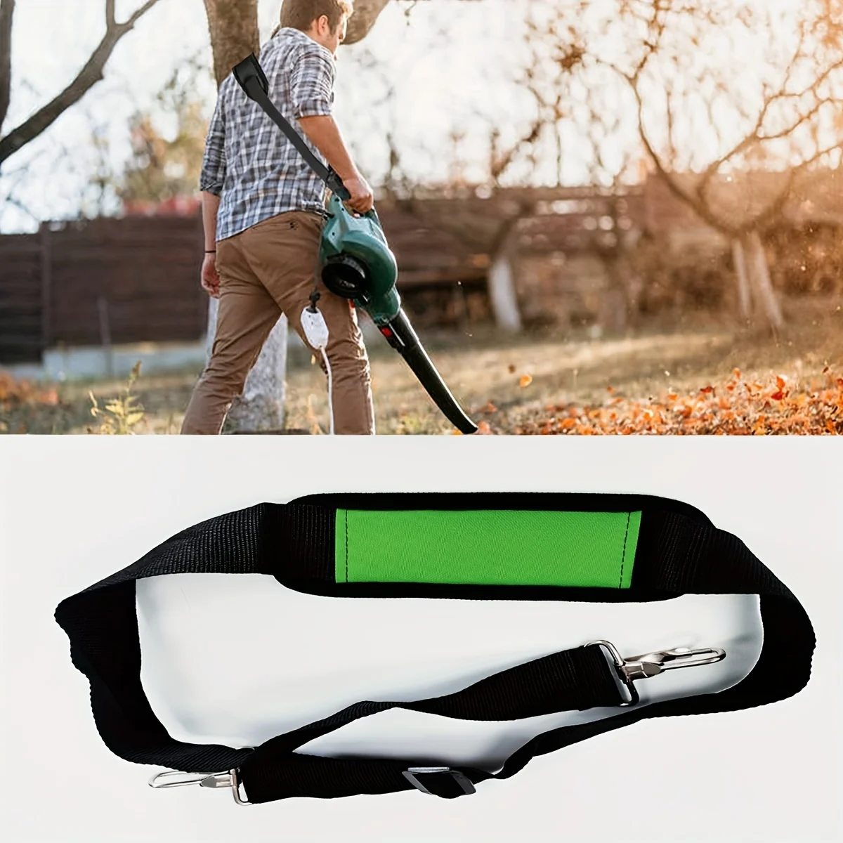 LUSQI 1PCS Trimmer Shoulder Strap Weed Wacker Strap Universal for Leaf Blower Weed Eaters Clearance Compatible with All Types
LUSQI 1PCS Trimmer Shoulder Strap Weed Wacker Strap Universal for Leaf Blower Weed Eaters Clearance Compatible with All Types