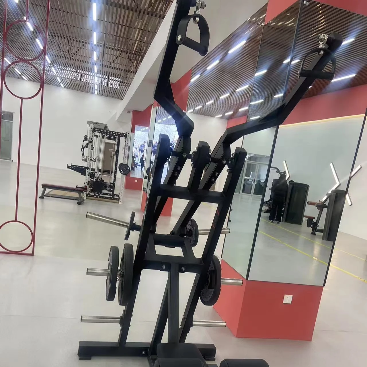 Universal V-Shaped Bar Gym Weight Machine Double Grip Handle Dip Stands Steel Material Arm Exercise Pin Load Selection Machines
Universal V-Shaped Bar Gym Weight Machine Double Grip Handle Dip Stands Steel Material Arm Exercise Pin Load Selection Machines