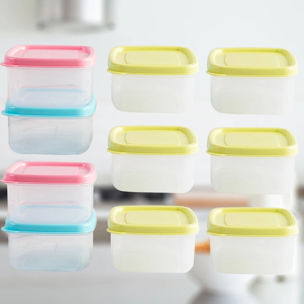 10pcs 250Ml Food Storage Containers Plastic Sealed Box For Refrigerator Stackable Kitchen Organizer Baking Lunch Soup Travel
10pcs 250Ml Food Storage Containers Plastic Sealed Box For Refrigerator Stackable Kitchen Organizer Baking Lunch Soup Travel