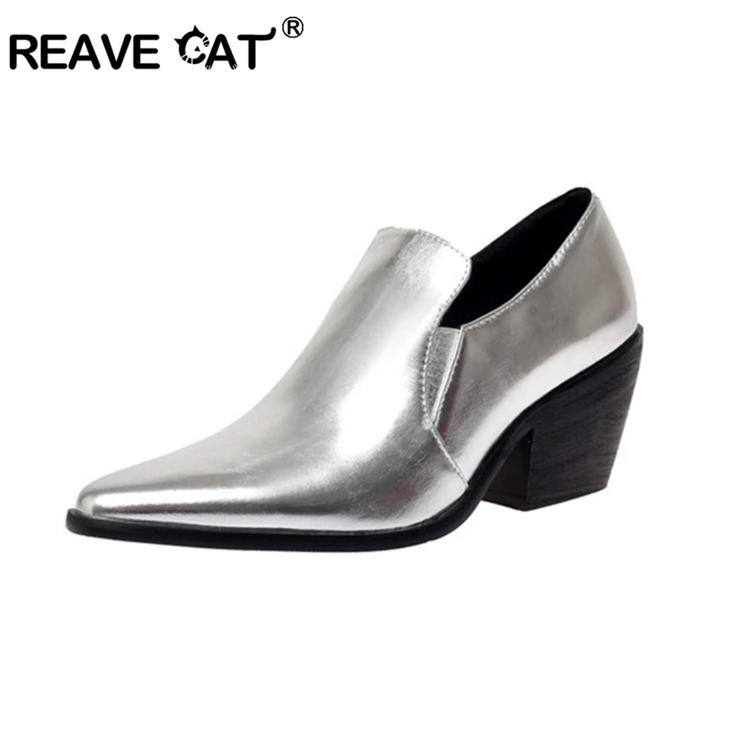 REAVE CAT 2024 Женские туфли-лодочки с острым носком на каблуке 6 см без шнуровки, брендовый дизайн, большой размер 40, 41, 42, 43, 44 45, 46 Черный
REAVE CAT 2024 Женские туфли-лодочки с острым носком на каблуке 6 см без шнуровки, брендовый дизайн, большой размер 40, 41, 42, 43, 44 45, 46 Черный