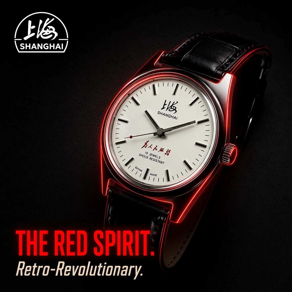 Shanghai 7120 Retro Manual Mechanical Watch 19 Jewels Shock Resistant Stainless Steel Men's Dress Watch with Leather Strap
Shanghai 7120 Retro Manual Mechanical Watch 19 Jewels Shock Resistant Stainless Steel Men's Dress Watch with Leather Strap