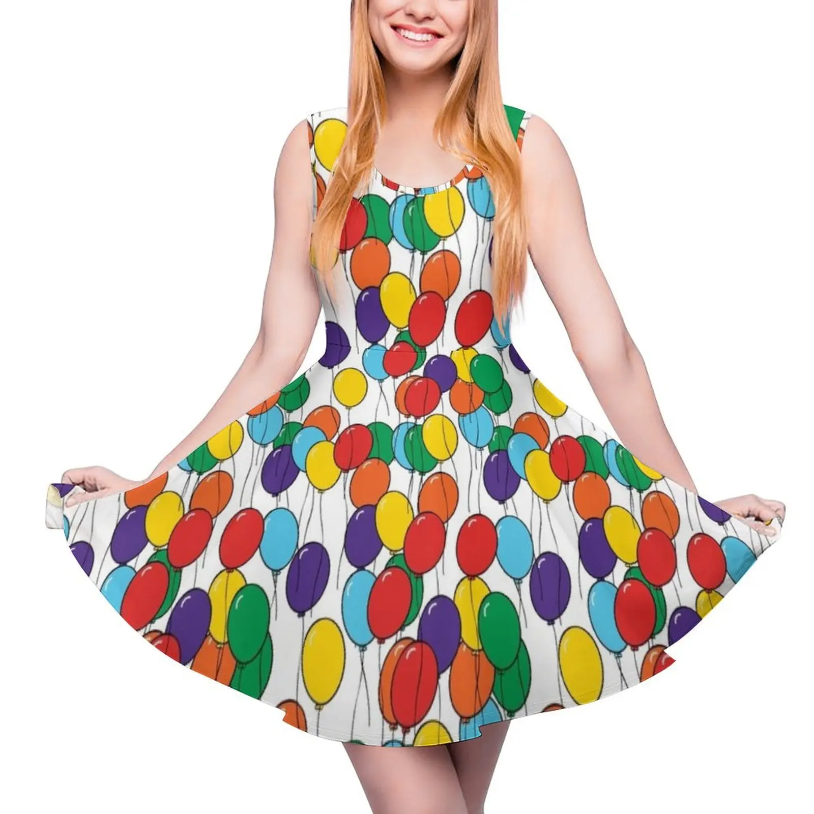Colorful balloons Sleeveless Dress Women"s summer skirt elegant chic women dresses promotion women"s luxury party dress
Colorful balloons Sleeveless Dress Women"s summer skirt elegant chic women dresses promotion women"s luxury party dress