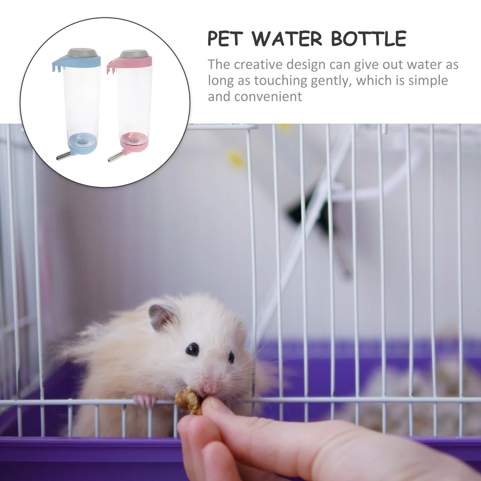 2Pcs Automatic Pet Water Dispenser for Cats Dogs Rabbits Hangable Bottle for Travel Transport No Leak Healthy Drinking
2Pcs Automatic Pet Water Dispenser for Cats Dogs Rabbits Hangable Bottle for Travel Transport No Leak Healthy Drinking