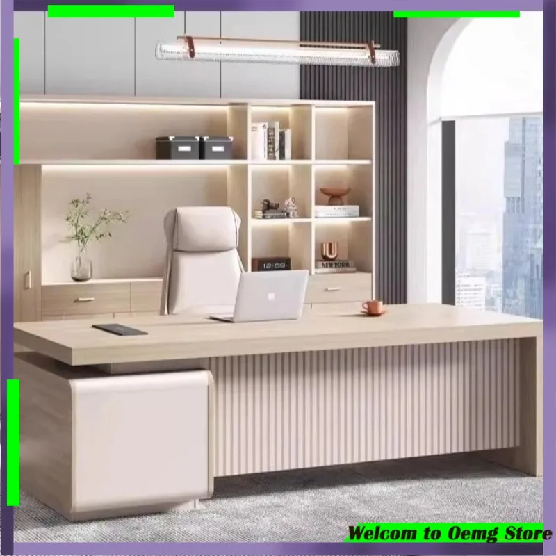 Modern European Floor Office Desk Standing Design Large Sedentary Table Ideal Productivity Style Muebles Oficina Furniture
Modern European Floor Office Desk Standing Design Large Sedentary Table Ideal Productivity Style Muebles Oficina Furniture