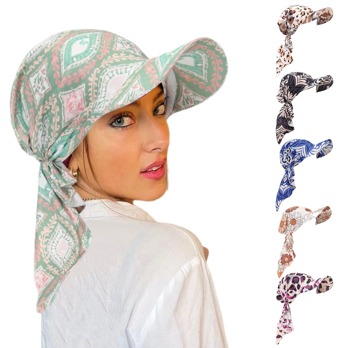 2026 New Muslim Print Hijab Turban Hat for Women Visor Baseball Cap Sun Hats Headscarf Scarf Brim Femme Scarves Bandanas
2026 New Muslim Print Hijab Turban Hat for Women Visor Baseball Cap Sun Hats Headscarf Scarf Brim Femme Scarves Bandanas