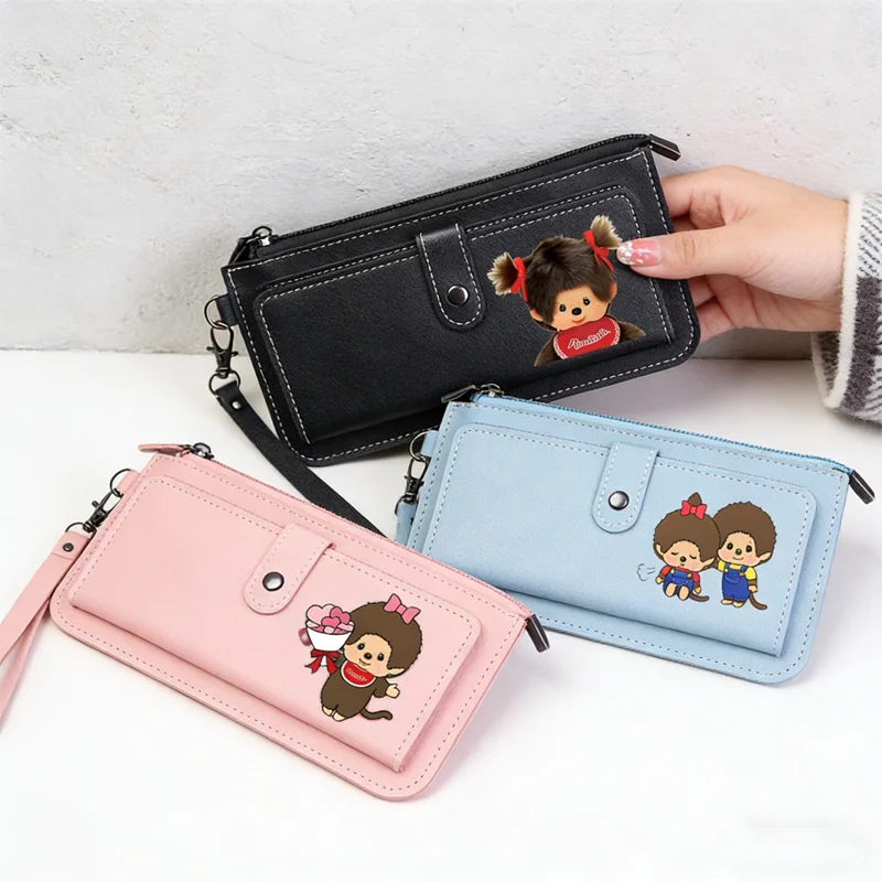 Кошелек-клатч Monchhichi из натуральной кожи, длинный, с принтом, для карт и денег, портативный, для монет, с отделением для телефона, женский.
Кошелек-клатч Monchhichi из натуральной кожи, длинный, с принтом, для карт и денег, портативный, для монет, с отделением для телефона, женский.