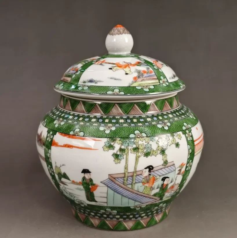 Chinese Style Ceramic Ginger Jar Oriental Style Dried Flower Vase Glazed
Chinese Style Ceramic Ginger Jar Oriental Style Dried Flower Vase Glazed