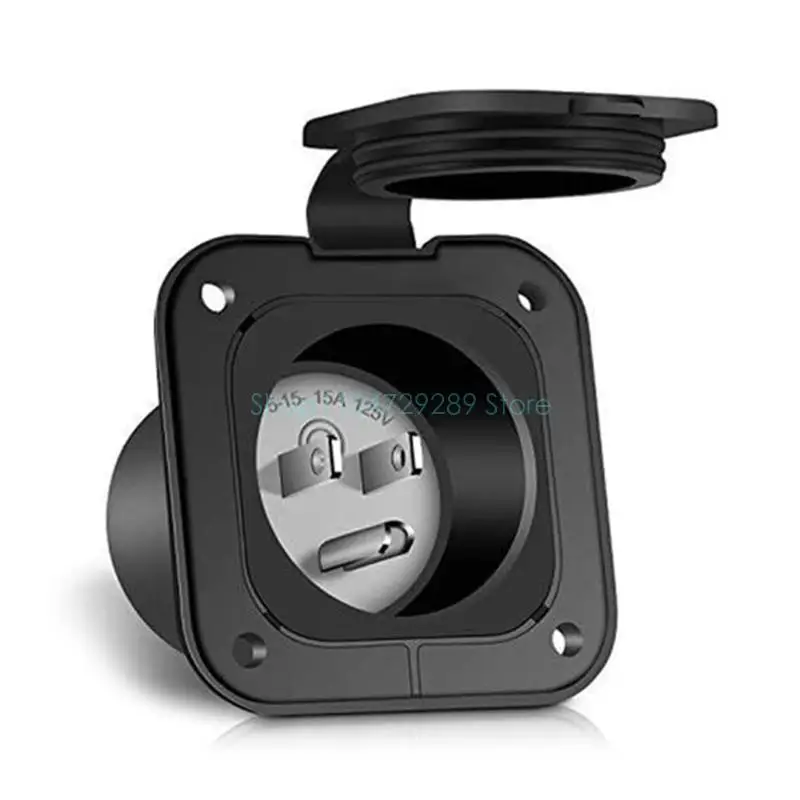 Inlet 1875W 125V 15 Amp NEMA 5-15 RV Shore Power Inlet Waterproof Cover Car Plug Trailer for Camper Car Plug for Electrical
Inlet 1875W 125V 15 Amp NEMA 5-15 RV Shore Power Inlet Waterproof Cover Car Plug Trailer for Camper Car Plug for Electrical