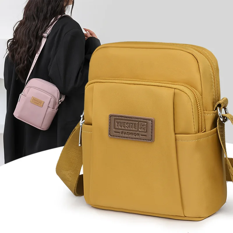 Trendy Waterproof Nylon Crossbody Bag Casual Single Shoulder Shopping Mobile Phone Small Square Handbag Street Style Mini Bag
Trendy Waterproof Nylon Crossbody Bag Casual Single Shoulder Shopping Mobile Phone Small Square Handbag Street Style Mini Bag