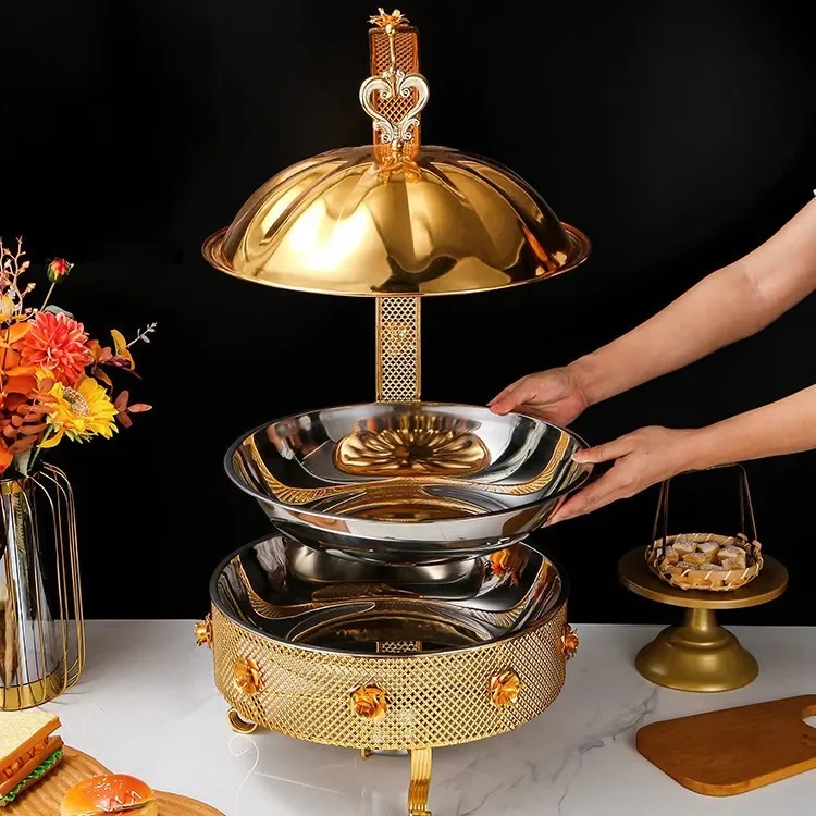 Cross-border stainless steel buffet furnace Commercial hotel restaurant Pumpkin welding flower hanging furnace Alcohol heating H
Cross-border stainless steel buffet furnace Commercial hotel restaurant Pumpkin welding flower hanging furnace Alcohol heating H