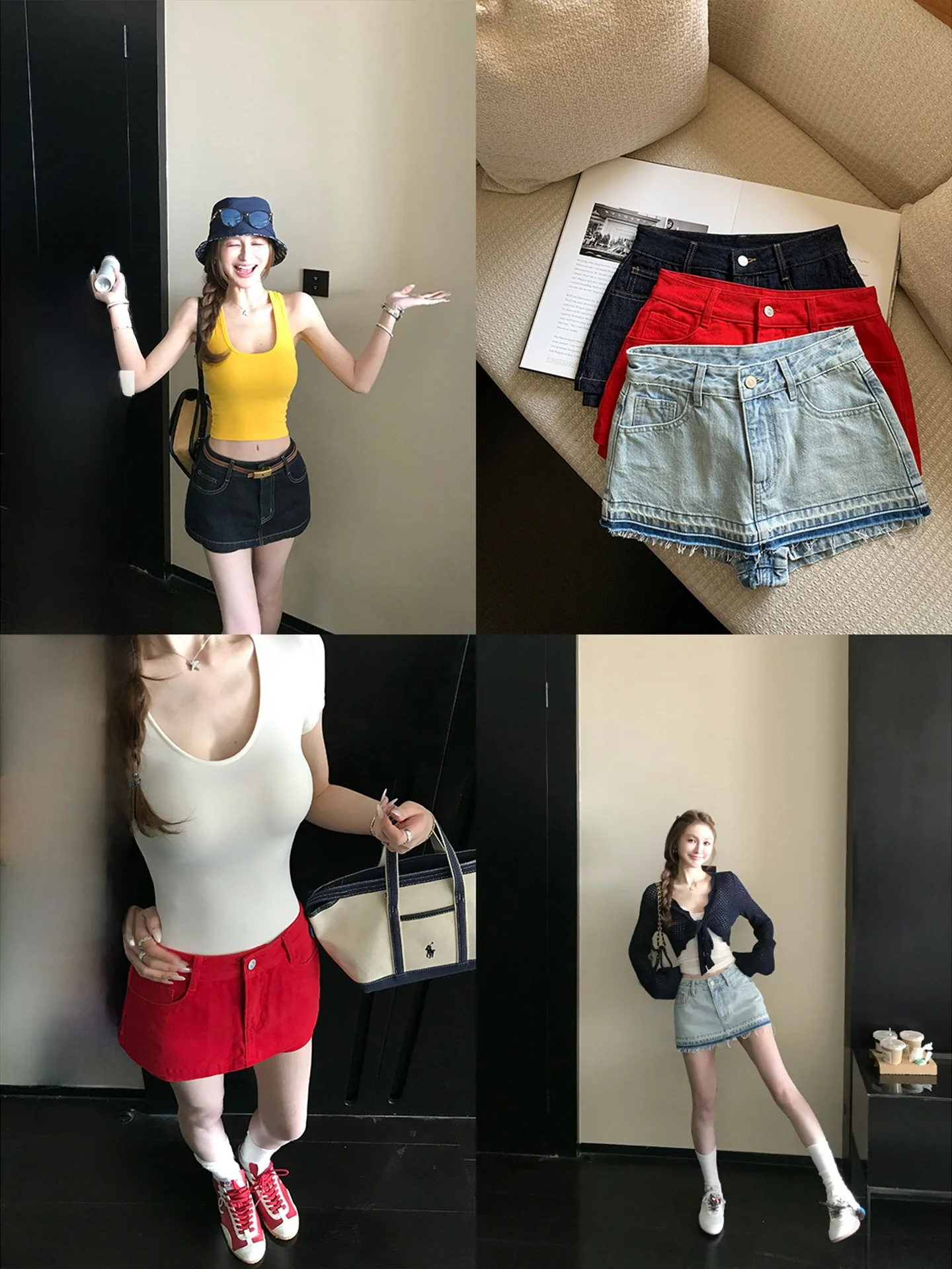 Perfect Proportioned Skk Store Ripped A-Line Denim Skirt Pants Cotton Blend mid Waist Simple Style Ladies' Spring Fashion
Perfect Proportioned Skk Store Ripped A-Line Denim Skirt Pants Cotton Blend mid Waist Simple Style Ladies' Spring Fashion