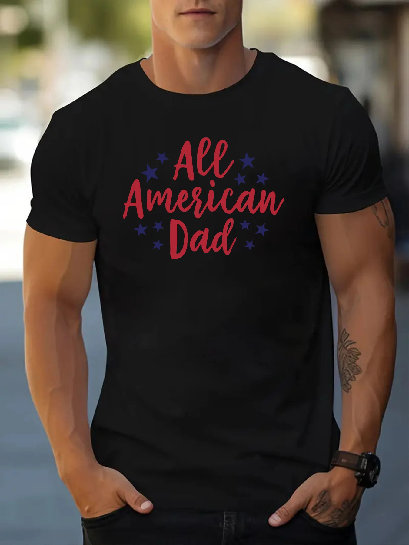 Men's round-neck casual short-sleeved sports T-shirt, comfortable and versatile, suitable for summer
Men's round-neck casual short-sleeved sports T-shirt, comfortable and versatile, suitable for summer