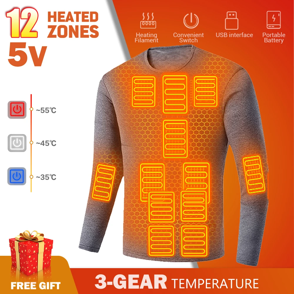 Heating Thermal Underwear Men Winter Warm Clothes Women Electric Heating Jacket Cotton Pants Motorcycle Jacket Autumn Pants Set
Heating Thermal Underwear Men Winter Warm Clothes Women Electric Heating Jacket Cotton Pants Motorcycle Jacket Autumn Pants Set