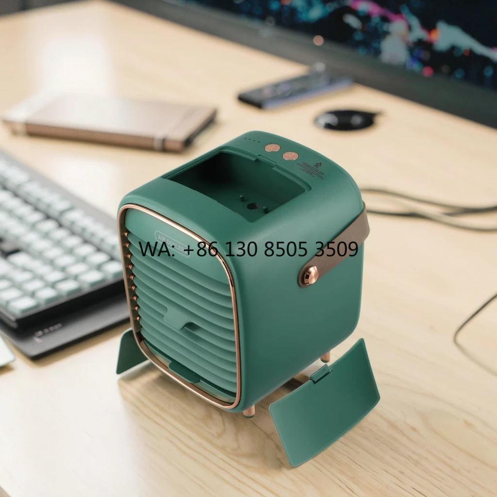 Portable 3-Speed Air Cooler with Water Humidify Feature Quiet Cooling Fan for Outdoor Camping RV Use Handheld Desk Battery
Portable 3-Speed Air Cooler with Water Humidify Feature Quiet Cooling Fan for Outdoor Camping RV Use Handheld Desk Battery