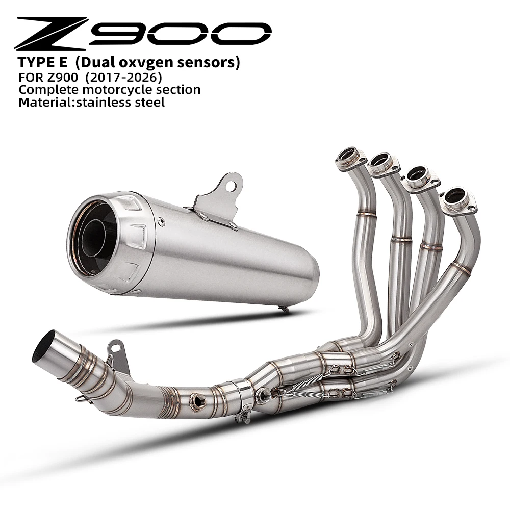 Motorcycle Dual Oxygen Port Exhaust Pipe Stainless Steel Front Section Connecting 51MM For Z900 2017-2026 System
Motorcycle Dual Oxygen Port Exhaust Pipe Stainless Steel Front Section Connecting 51MM For Z900 2017-2026 System