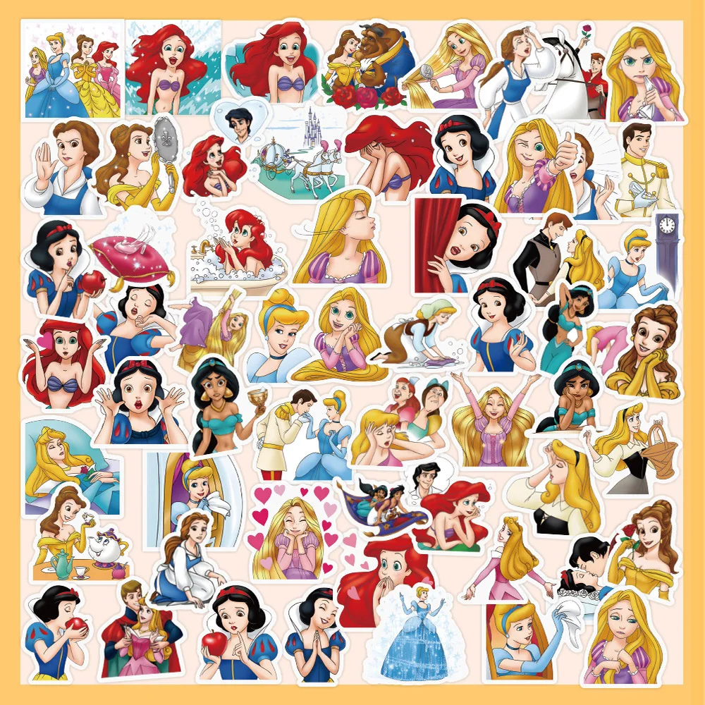 10/30/60PCS Disney Princess Stickers Kawaii Graffiti Laptop Scrapbooking Fridge Luggage Phone Cute Cartoon Stickers for Kids
10/30/60PCS Disney Princess Stickers Kawaii Graffiti Laptop Scrapbooking Fridge Luggage Phone Cute Cartoon Stickers for Kids