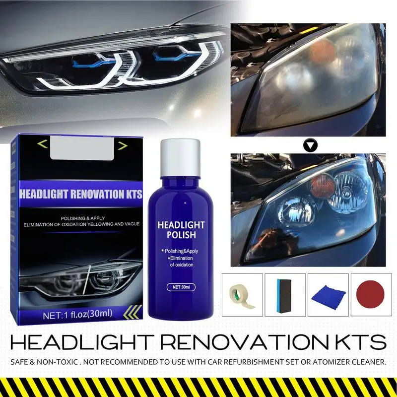 Headlight Restoration Kit Car Headlight Restoration Polishing Kits Headlamp Repair Kits Car Light Polisher Cleaning Cars Paste
Headlight Restoration Kit Car Headlight Restoration Polishing Kits Headlamp Repair Kits Car Light Polisher Cleaning Cars Paste