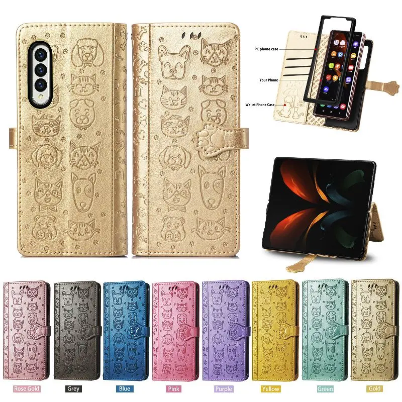 Leather Wallet Multi Cards Animal Pattern Phone Case For Samsung Galaxy Z Fold 4 3 2 360° Full Protection Magnetic Flip Cover
Leather Wallet Multi Cards Animal Pattern Phone Case For Samsung Galaxy Z Fold 4 3 2 360° Full Protection Magnetic Flip Cover
