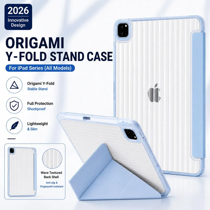Acrylic Smart Case For iPad Air 11 4 5 10.9 7 8 9th 10th 11th 12th Generation iPad 10.2 Pro 11 10.5" Shockproof Protective Cover
Acrylic Smart Case For iPad Air 11 4 5 10.9 7 8 9th 10th 11th 12th Generation iPad 10.2 Pro 11 10.5" Shockproof Protective Cover