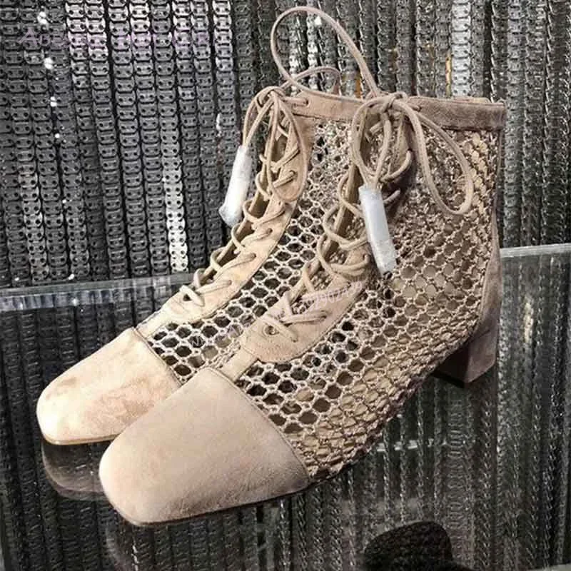 Mesh Hollow Apricot Ankle Booties Women Elegant British Style Black Similar Hollow Low Heel Round Toe Lace-Up Shoe Summer Ladies
Mesh Hollow Apricot Ankle Booties Women Elegant British Style Black Similar Hollow Low Heel Round Toe Lace-Up Shoe Summer Ladies