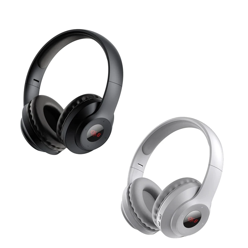 Portable FM Radio Headphones With LED Display, Soft Ear Muffs, FM Headset Radio Receiver For Meeting,Works, Hiking Black
Portable FM Radio Headphones With LED Display, Soft Ear Muffs, FM Headset Radio Receiver For Meeting,Works, Hiking Black