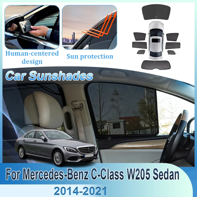 Sun Shades For Mercedes-Benz C-Class W205 Sedan 2014-2021 Car Sunshades Magnetic Heat Insulation Visor Curtains Auto Accessories
Sun Shades For Mercedes-Benz C-Class W205 Sedan 2014-2021 Car Sunshades Magnetic Heat Insulation Visor Curtains Auto Accessories