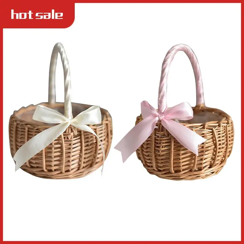 A21R-Wicker Woven Flower Basket, With Handle Wedding Flower Girl Baskets, For Home Garden Decoration
A21R-Wicker Woven Flower Basket, With Handle Wedding Flower Girl Baskets, For Home Garden Decoration