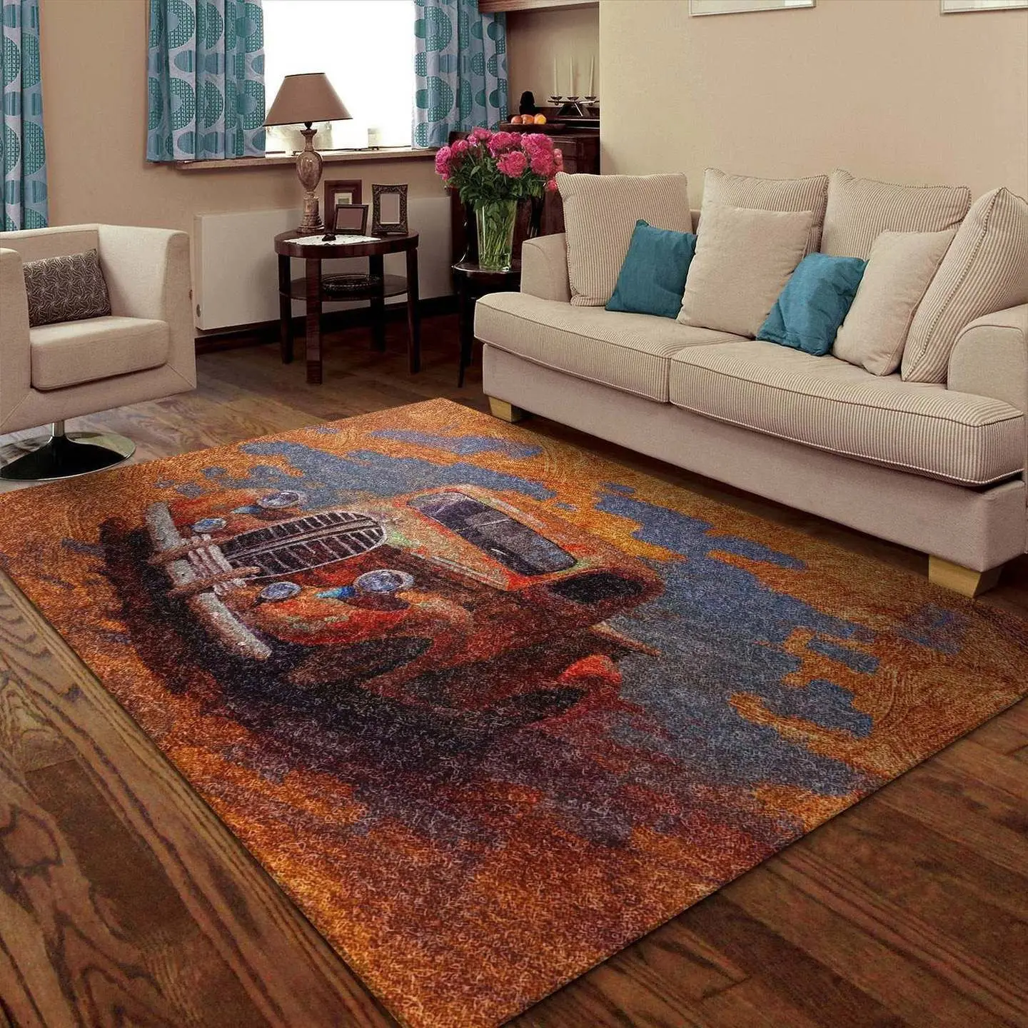 Lover Car Rectangle Rug 3D Print Rug Parlor Mat Area Rug Anti-slip Large Carpet Rug Living Room Decor 02
Lover Car Rectangle Rug 3D Print Rug Parlor Mat Area Rug Anti-slip Large Carpet Rug Living Room Decor 02