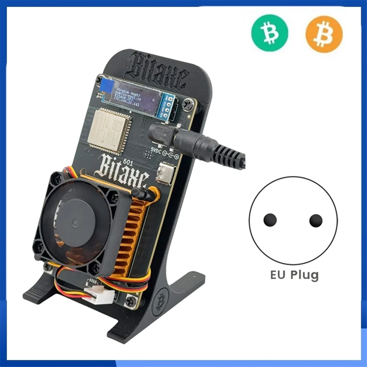 T07CHOT-Bitaxe Gamma 601 Bitcoin Solo Lottery Miner 1,2TH/S BM1370 Asic Chip 18-22 Вт BTC Miner от Antminer S21 Pro EU PLUG
T07CHOT-Bitaxe Gamma 601 Bitcoin Solo Lottery Miner 1,2TH/S BM1370 Asic Chip 18-22 Вт BTC Miner от Antminer S21 Pro EU PLUG