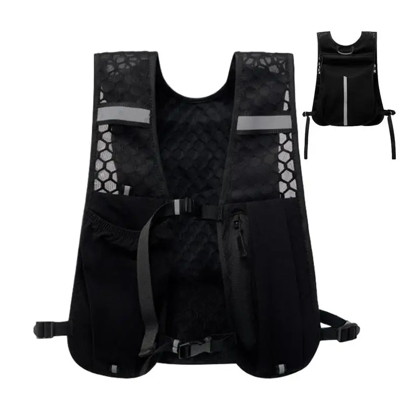 Running Water Bottle Storage Vest Lightweight Running Vest Reflective Hydration Water Chest Pack With Phone Holder Cycling Vest
Running Water Bottle Storage Vest Lightweight Running Vest Reflective Hydration Water Chest Pack With Phone Holder Cycling Vest