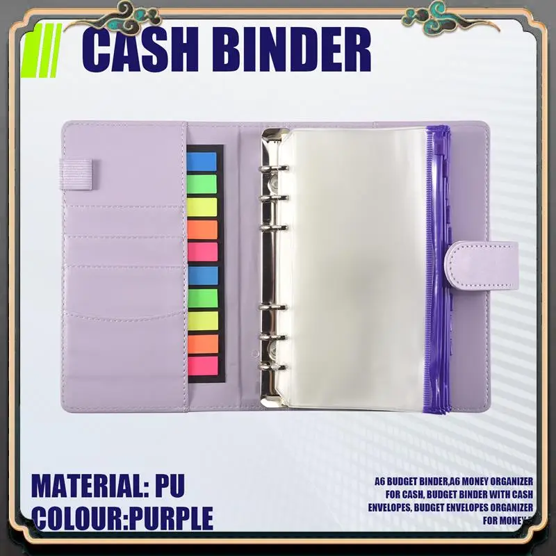 ASMA-A6 Budget Binder,A6 Money Organizer For Cash, Budget Binder With Cash Envelopes, Budget Envelopes Organizer For Money
ASMA-A6 Budget Binder,A6 Money Organizer For Cash, Budget Binder With Cash Envelopes, Budget Envelopes Organizer For Money