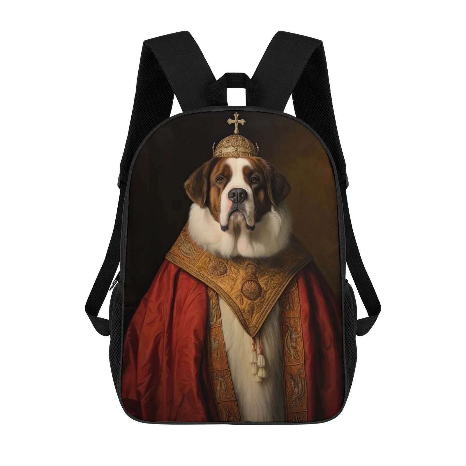 Saint Bernard The Pope Mochila Escolar школьная сумка с принтом 17-дюймовая классная сумка для девочек 17-дюймовый школьный рюкзак 
Saint Bernard The Pope Mochila Escolar школьная сумка с принтом 17-дюймовая классная сумка для девочек 17-дюймовый школьный рюкзак