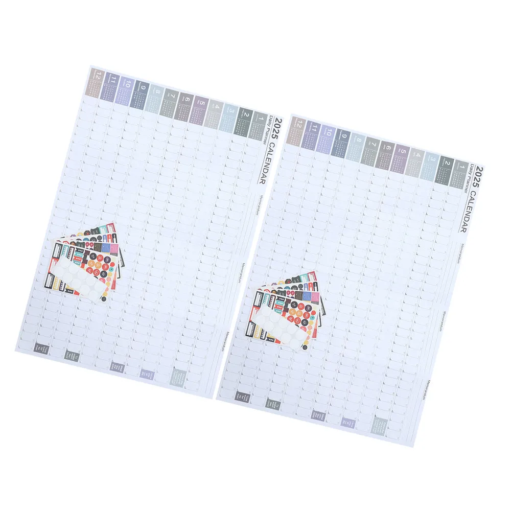 2Sets Wall Calendars 2025 Large Monthly Calendar Full Year Wall Planner Office Schedule Decorative Annual Calendar
2Sets Wall Calendars 2025 Large Monthly Calendar Full Year Wall Planner Office Schedule Decorative Annual Calendar