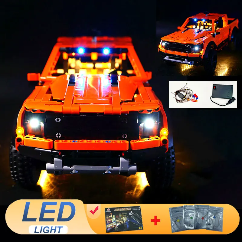 Комплект светодиодных фонарей для LEGO Technical 42126 F-150 Raptor Pickup Car DIY в подарок (не включает строительные блоки, наборы кирпичей, наборы моделей)
Комплект светодиодных фонарей для LEGO Technical 42126 F-150 Raptor Pickup Car DIY в подарок (не включает строительные блоки, наборы кирпичей, наборы моделей)