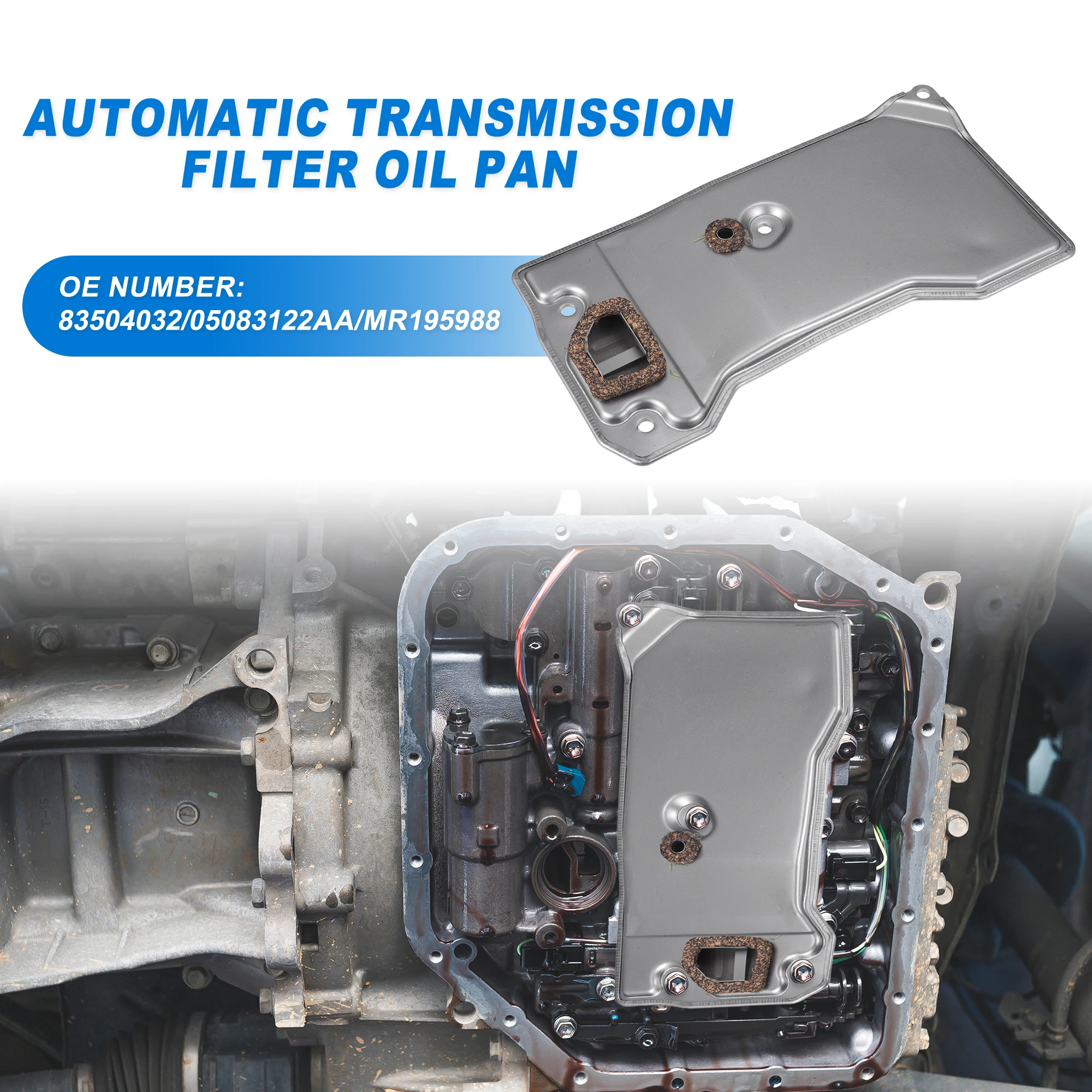 UXCELL A340E/F Automatic Transmission Filter Oil Pan for Jeep Cherokee Limited, SE, Sport 4.0L L6 - Gas 2001 05083122AA
UXCELL A340E/F Automatic Transmission Filter Oil Pan for Jeep Cherokee Limited, SE, Sport 4.0L L6 - Gas 2001 05083122AA