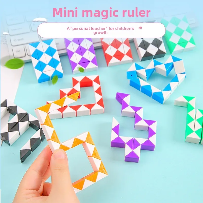 Folding Magic Snake Ruler Puzzle Cube Antistress Educational Toys for Kids Birthday Party Favors Goodie Bag Pinata Fillers
Folding Magic Snake Ruler Puzzle Cube Antistress Educational Toys for Kids Birthday Party Favors Goodie Bag Pinata Fillers