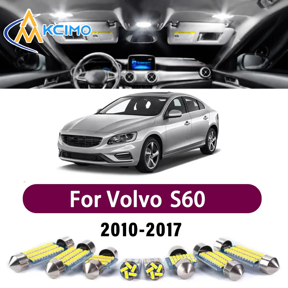 Kcimo Super Bright LED Interior Light Kit For Volvo S60 2010-2017 Dome Map Lamp White Blue Car Accessories Canbus
Kcimo Super Bright LED Interior Light Kit For Volvo S60 2010-2017 Dome Map Lamp White Blue Car Accessories Canbus