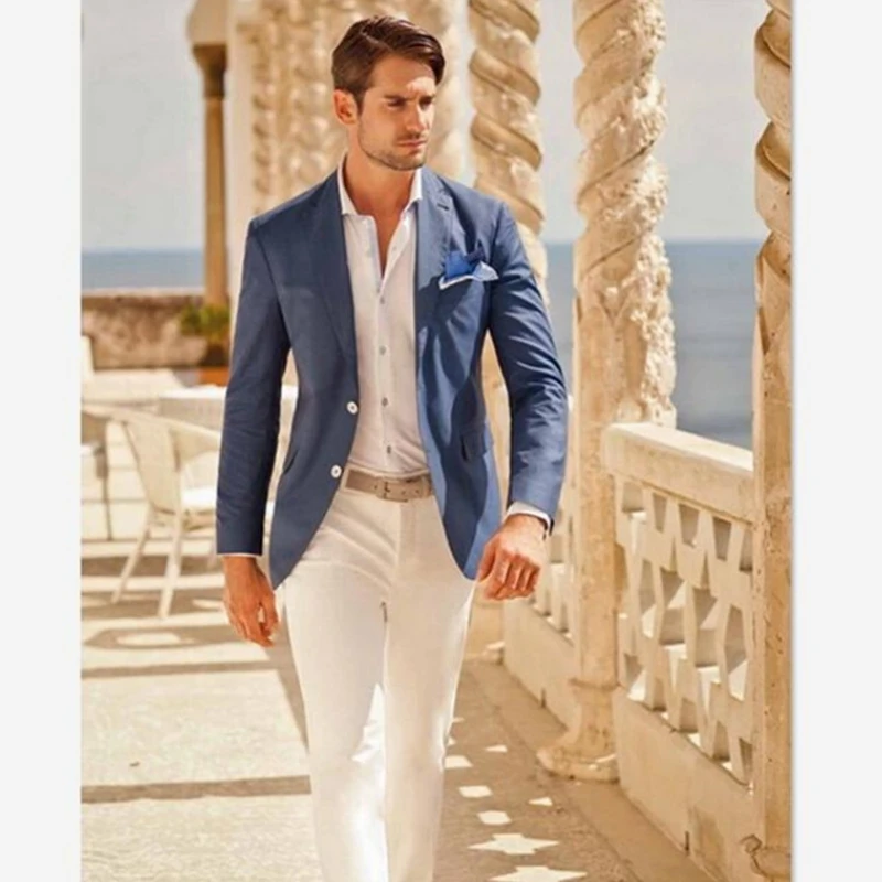 Men Suit 2 Pieces Casual Summer Beach Wedding Street Prom Best For Party Prom Wedding Groom Jacket With Pants
Men Suit 2 Pieces Casual Summer Beach Wedding Street Prom Best For Party Prom Wedding Groom Jacket With Pants