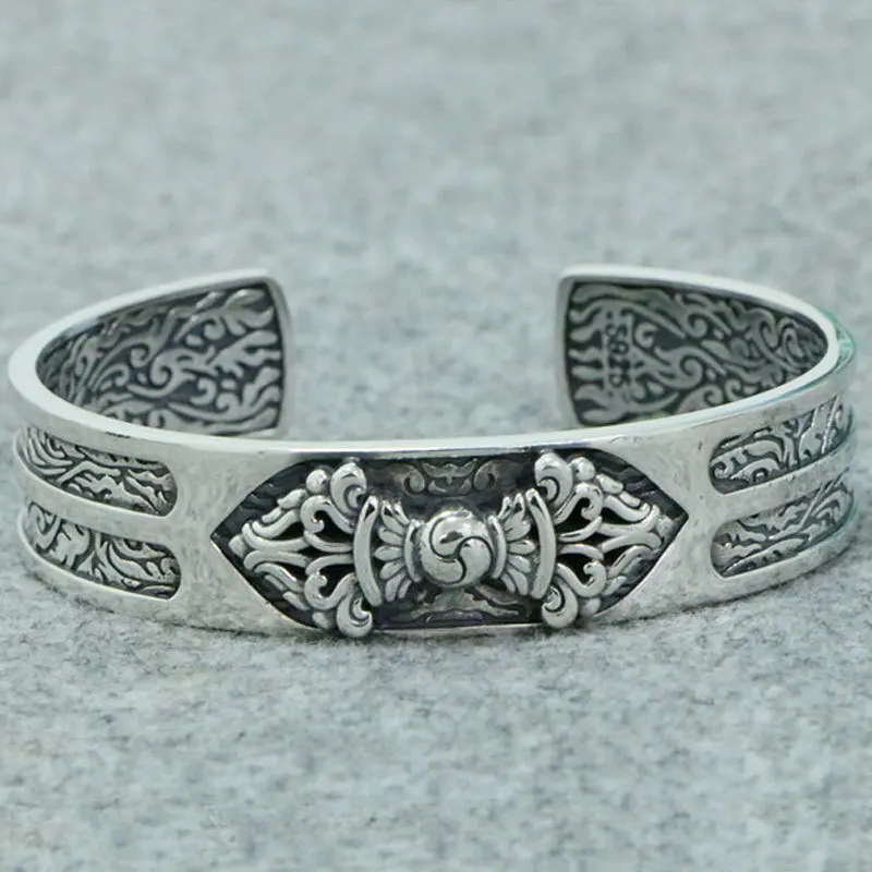 S925 sterling silver diamond pestle men's bracelet worn Thai silver China-Chic style bracelet men's fashion silver accessories t
S925 sterling silver diamond pestle men's bracelet worn Thai silver China-Chic style bracelet men's fashion silver accessories t