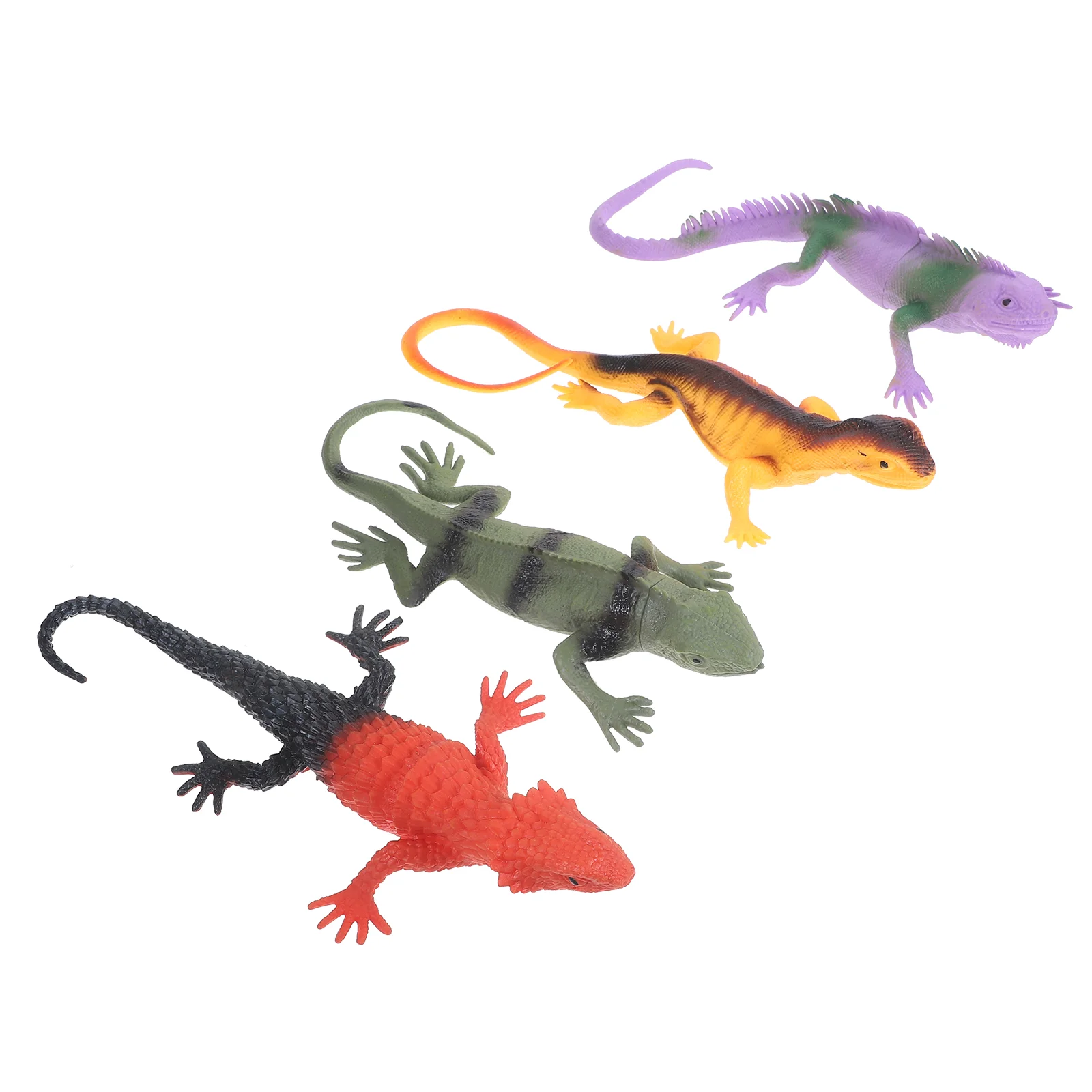 4 Pcs Lizard Model Simulation Figurine 265g Soft Rubber Wildlife Chameleon Toy Lifelike Small Animals Decor Prank Props
4 Pcs Lizard Model Simulation Figurine 265g Soft Rubber Wildlife Chameleon Toy Lifelike Small Animals Decor Prank Props