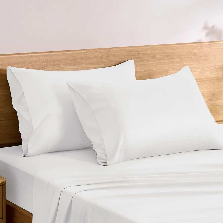 Luxury Pillow Case Set of 2 Cooling Viscose Derived from Bamboo, OekoTEX, Breathabl Silky Soft Pillow Cases with Envelope Closur
Luxury Pillow Case Set of 2 Cooling Viscose Derived from Bamboo, OekoTEX, Breathabl Silky Soft Pillow Cases with Envelope Closur