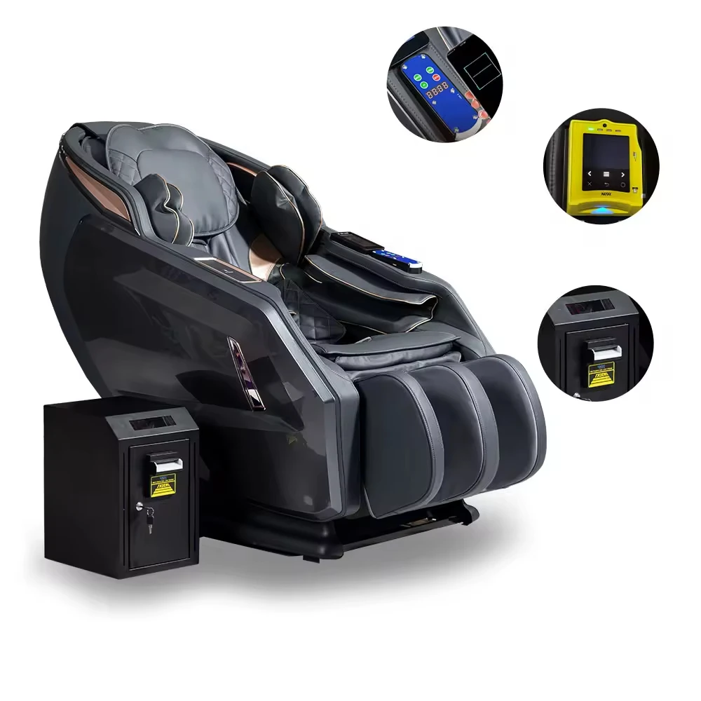 Luxury Electric Commercial High-End Zero Gravity Full Body Massage Chair Coin/Bill/Dollar Paper Money Operated Chair
Luxury Electric Commercial High-End Zero Gravity Full Body Massage Chair Coin/Bill/Dollar Paper Money Operated Chair