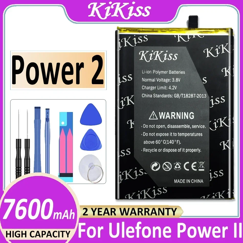 Аккумулятор KiKiss 7600 мАч для Ulefone Power II/ Power 2, новейший продукт, Высококачественная батарея + номер для отслеживания
Аккумулятор KiKiss 7600 мАч для Ulefone Power II/ Power 2, новейший продукт, Высококачественная батарея + номер для отслеживания