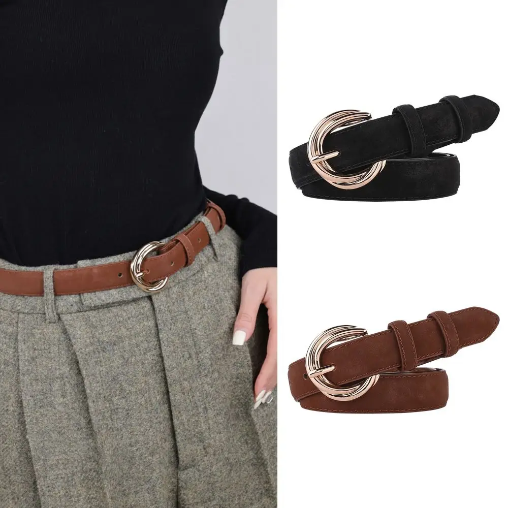 Fashion Luxury Design Suede Genuine Leather Belt Versatile Retro Pin Buckle Waistband Casual Business Waist Strap For Women
Fashion Luxury Design Suede Genuine Leather Belt Versatile Retro Pin Buckle Waistband Casual Business Waist Strap For Women