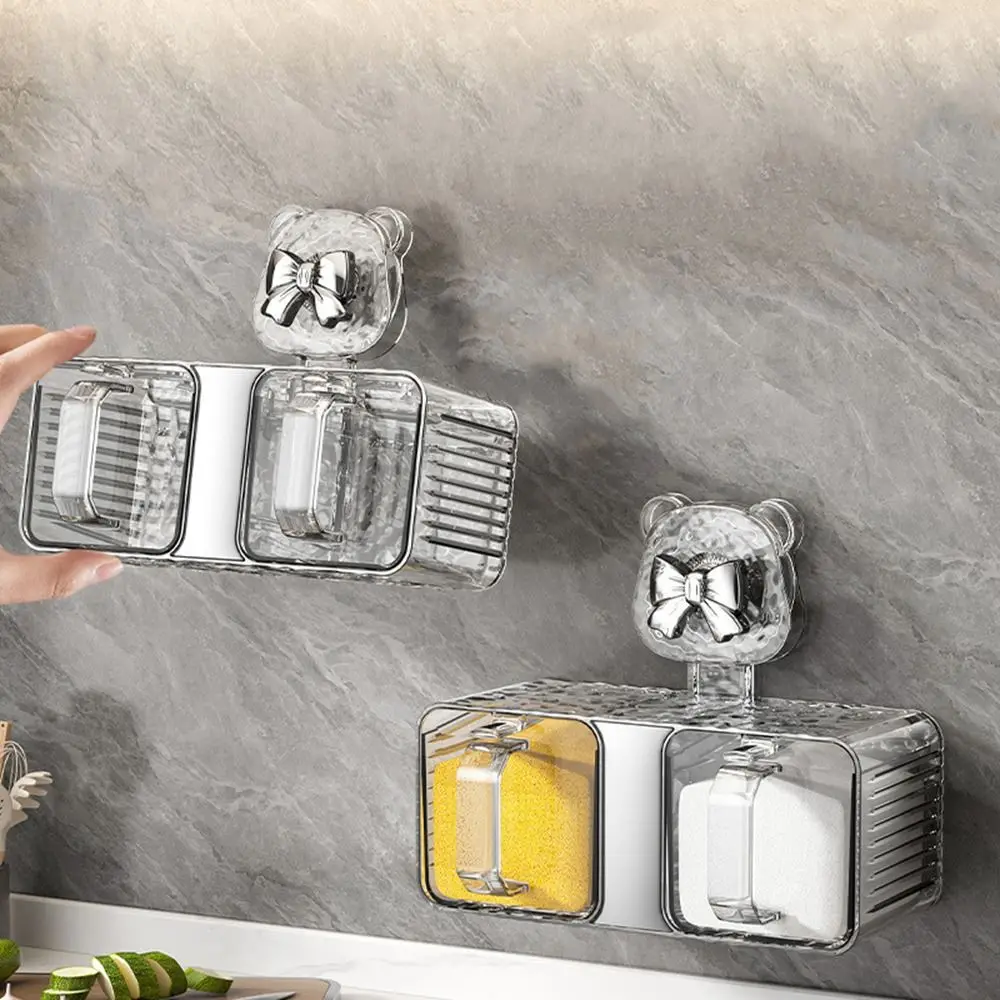 Plastic Suction Cup Spice Boxes Wall Mounted Waterproof Seasoning Storage Container Moisture-proof Dustproof Spice Rack
Plastic Suction Cup Spice Boxes Wall Mounted Waterproof Seasoning Storage Container Moisture-proof Dustproof Spice Rack