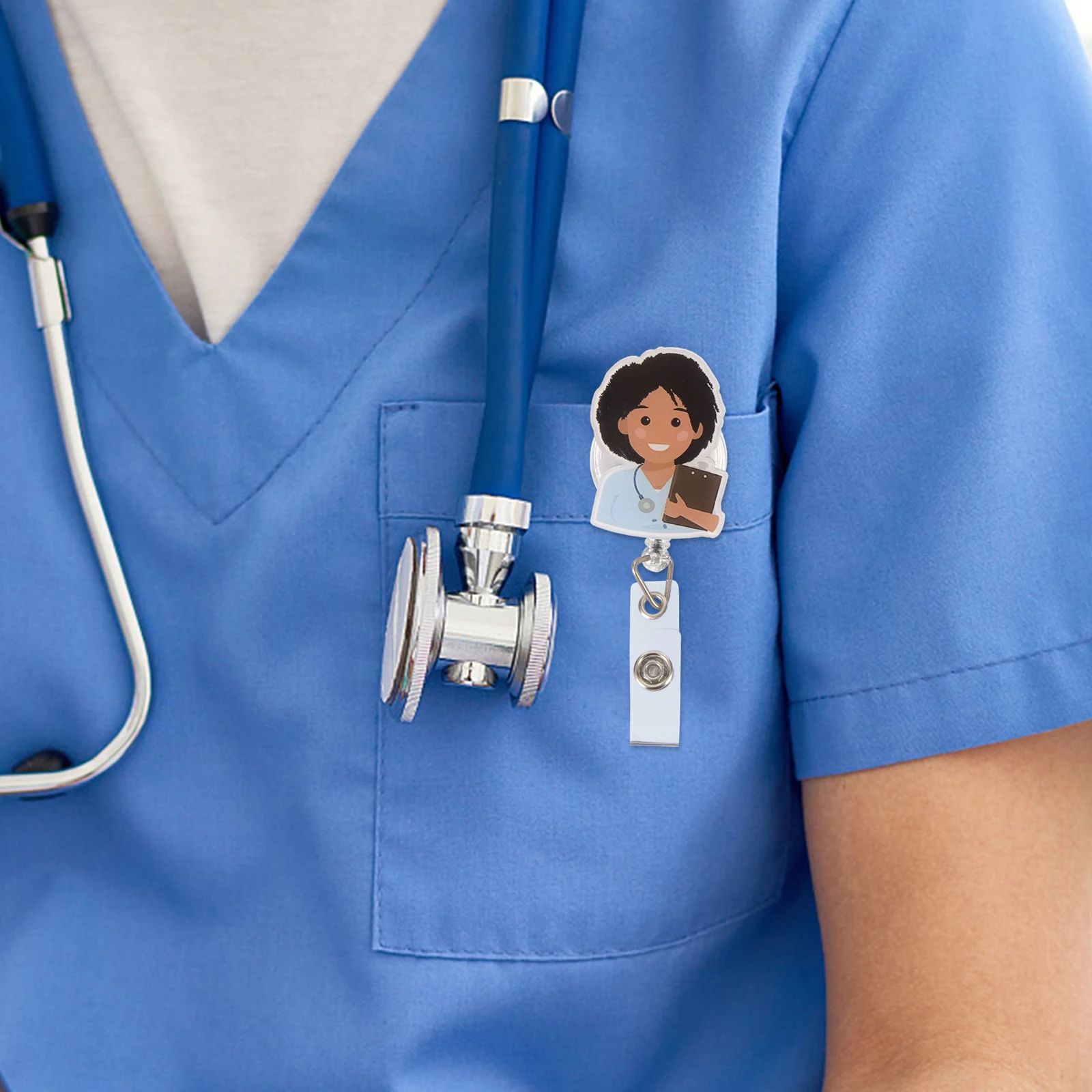 2Pcs Retractable Card Badge Holder for Nurses Doctors Id Name Tag Display Clip Portable Compact Wear-Resistant Plastic Material
2Pcs Retractable Card Badge Holder for Nurses Doctors Id Name Tag Display Clip Portable Compact Wear-Resistant Plastic Material