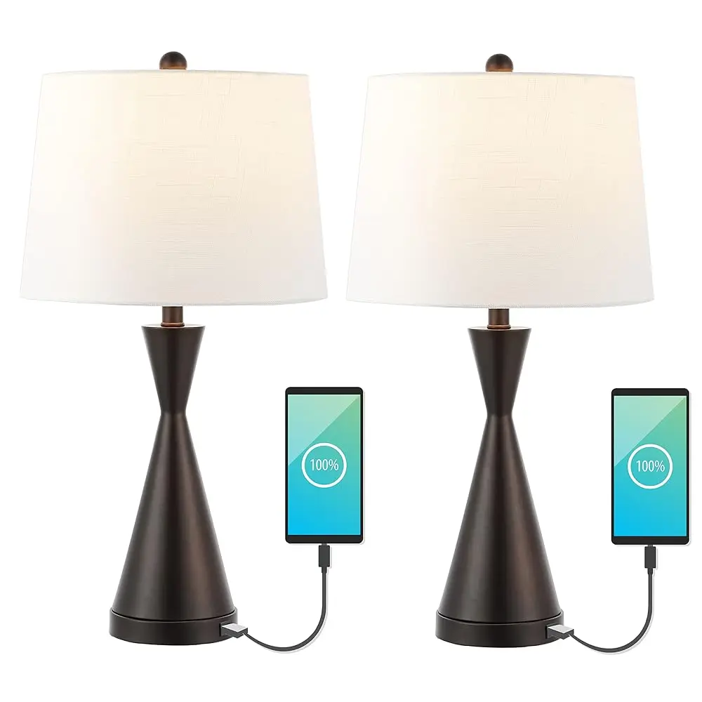 Jyl4046C-Set2 Colton 26"" Farmhouse Iron Led Table Lamp With Usb Charging Port Classic Bedside Desk Nightstand Lamp For Bedroom
Jyl4046C-Set2 Colton 26"" Farmhouse Iron Led Table Lamp With Usb Charging Port Classic Bedside Desk Nightstand Lamp For Bedroom