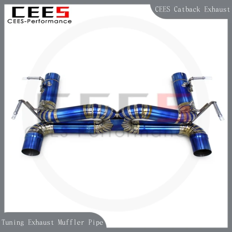 CEES Up Catback Exhaust System for Ferrari F8 Spider Tributo 3.9T V8 2019 Stainless Steel Tuning Exhaust Muffler Pipe
CEES Up Catback Exhaust System for Ferrari F8 Spider Tributo 3.9T V8 2019 Stainless Steel Tuning Exhaust Muffler Pipe