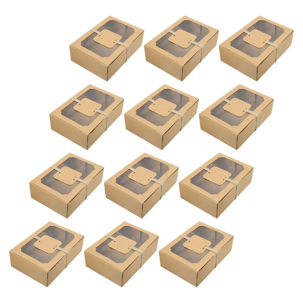 Biscuit Box Pastry Boxes Window Small Pie Cookie Packaging Chocolate Bakery Storage Vintage Kraft Paper Unique PVC Suitable
Biscuit Box Pastry Boxes Window Small Pie Cookie Packaging Chocolate Bakery Storage Vintage Kraft Paper Unique PVC Suitable