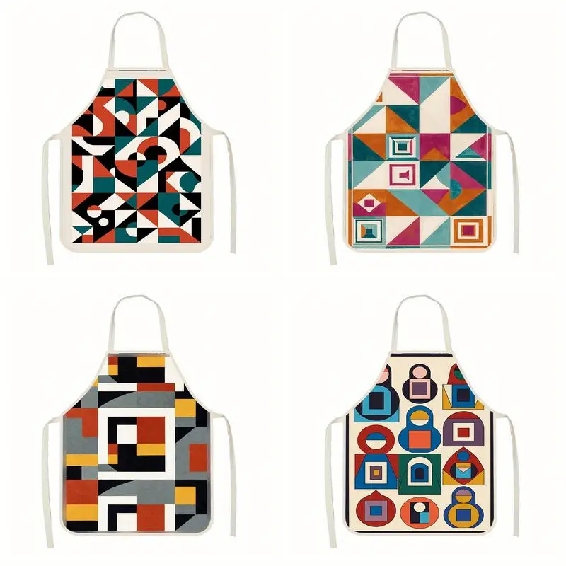 Фартуки с геометрическим узором, льняные фартуки, подходящие для приготовления пищи на кухне, общения родителей и детей, рисования и других мероприятий.
Фартуки с геометрическим узором, льняные фартуки, подходящие для приготовления пищи на кухне, общения родителей и детей, рисования и других мероприятий.